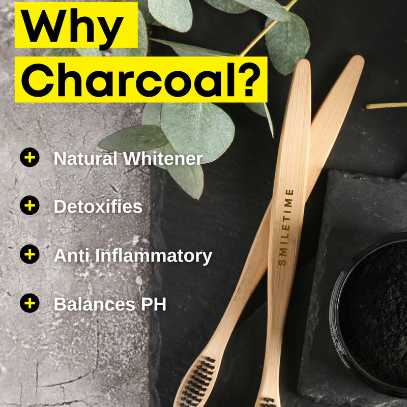 Natural Charcoal Teeth Whitening Kit